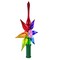 Blubom 14.0 Inch Rainbow Tree Topper With Reflector Christmas Tree Topper , Finial Pride